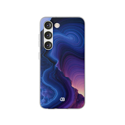 Radiant Strata · Lite Phone Case for Samsung · Blue