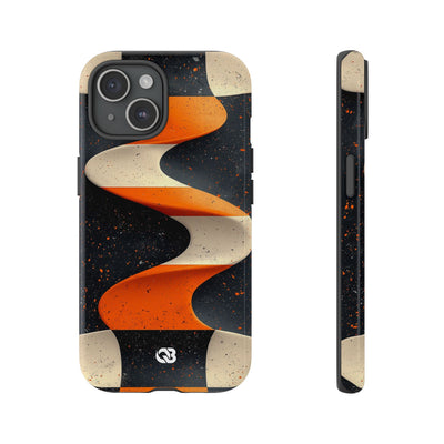 Orange Grit Twist · Tough Phone Case for iPhone