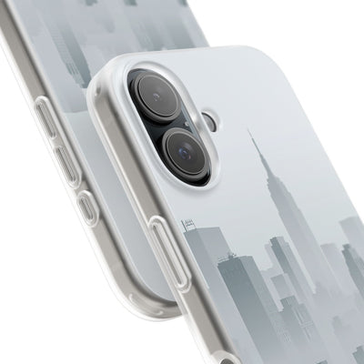 Grey Lite Phone Case for iPhone - Steel Mist Skyline