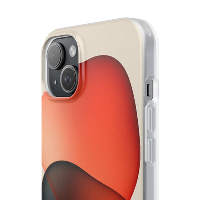Translucent Crimson Form · Lite Phone Case for iPhone ·  Red