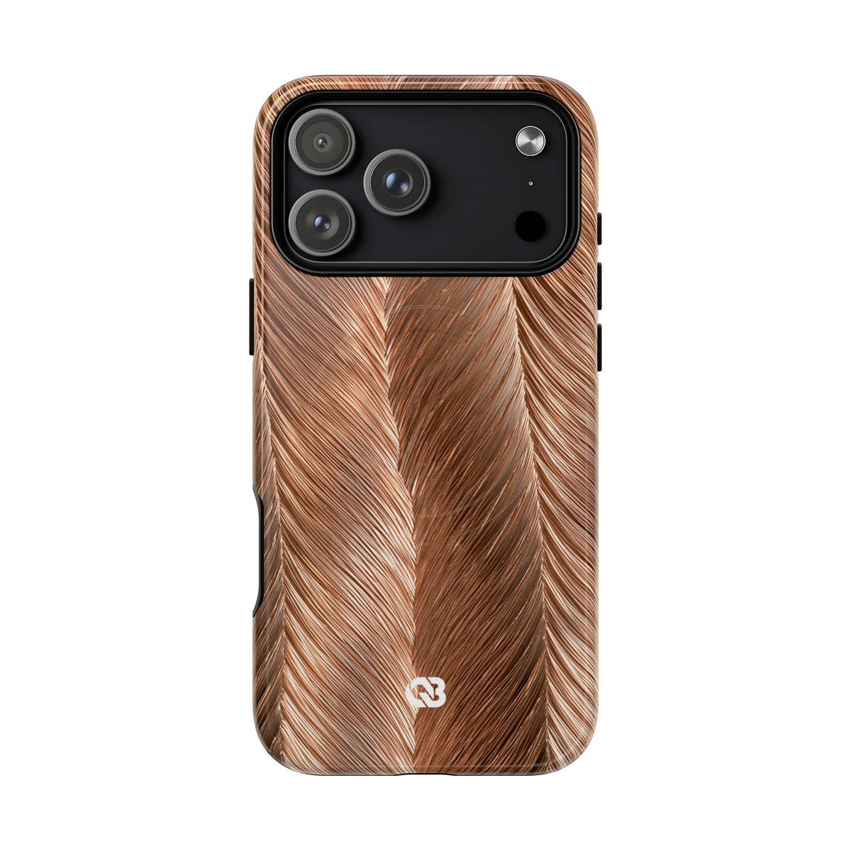 Rose Gold Weave · Tough 2.0 Magnetic Phone Case for iPhone · Brown
