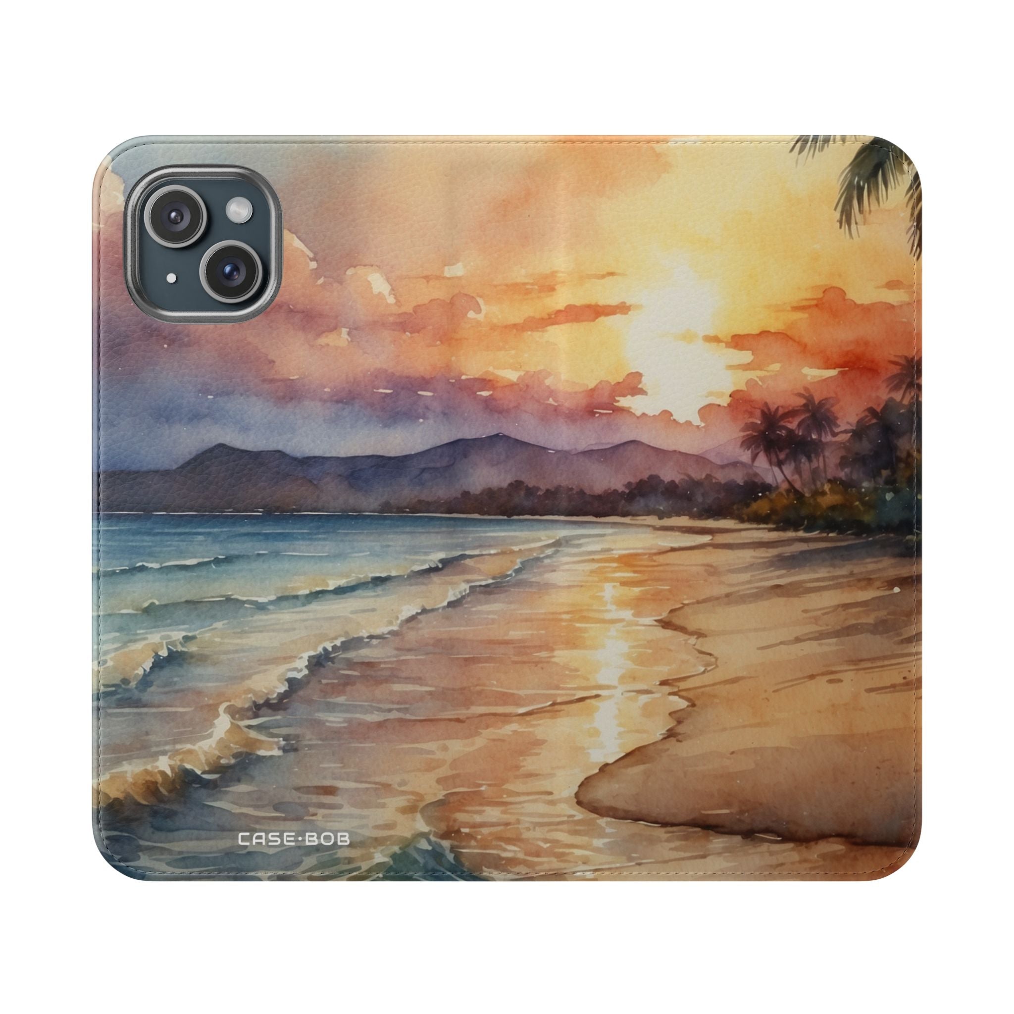 Sunset Glow - iPhone 15 Plus Case - Wallet