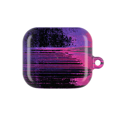 Neon Signal Shift · Hard Case for AirPods & AirPods Pro · Purple