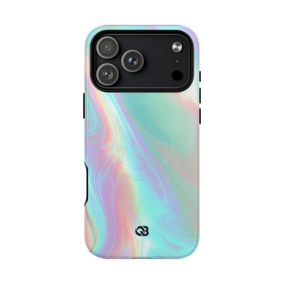 Prismatic Liquid Light · Tough 2.0 Magnetic Phone Case for iPhone · Teal