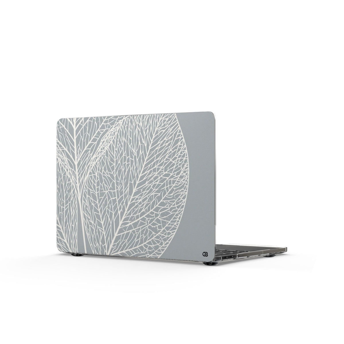 Minimal Leaf Skeleton · Clear Hard Case for MacBook · Grey