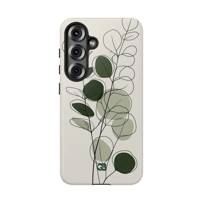 Eucalyptus Foliage Study · Tough Phone Case for Samsung · Green