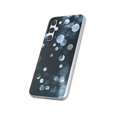 Black Lite Phone Case for Samsung - Silver Orbit Glow