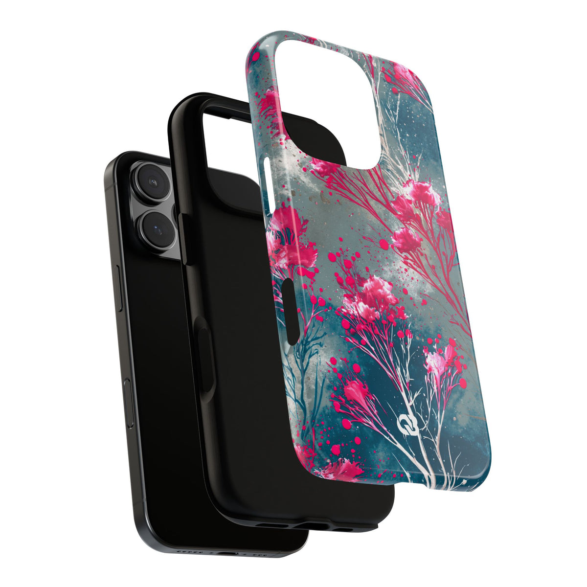 Cyber Blossom · Tough Phone Case for iPhone · Teal