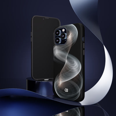 Luminous Vortex · Tough Phone Case for iPhone · Black