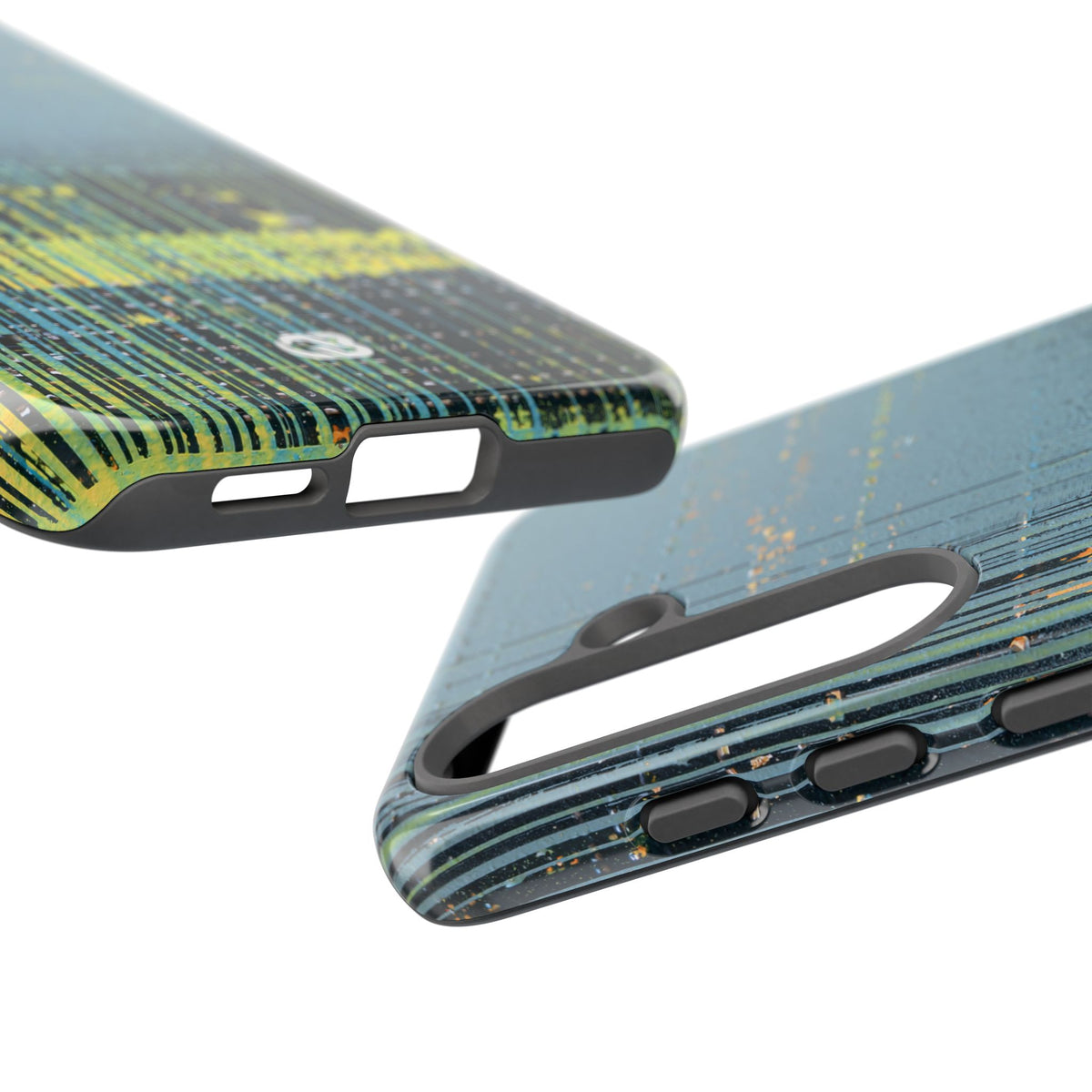 Acid Raster Circuit · Tough Phone Case for Samsung · Teal