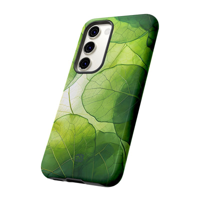 Emerald Leaf Veins · Tough Phone Case for Samsung