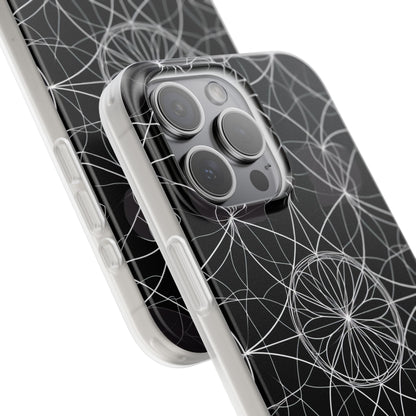 Radiant Petal Orbit iPhone 15 Pro Max Case - Soft