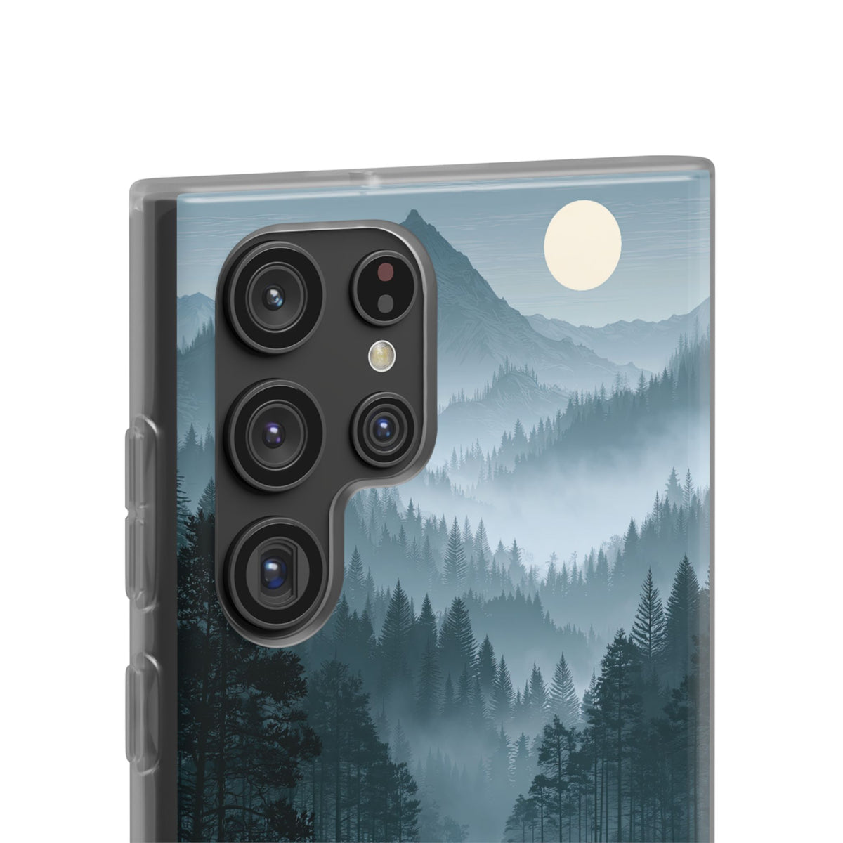 Silent Nordic Fjord · Lite Phone Case for Samsung · Blue