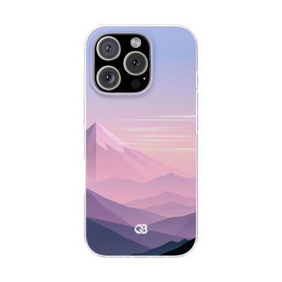 Purple Lite Phone Case for iPhone - Lavender Alpine Dawn