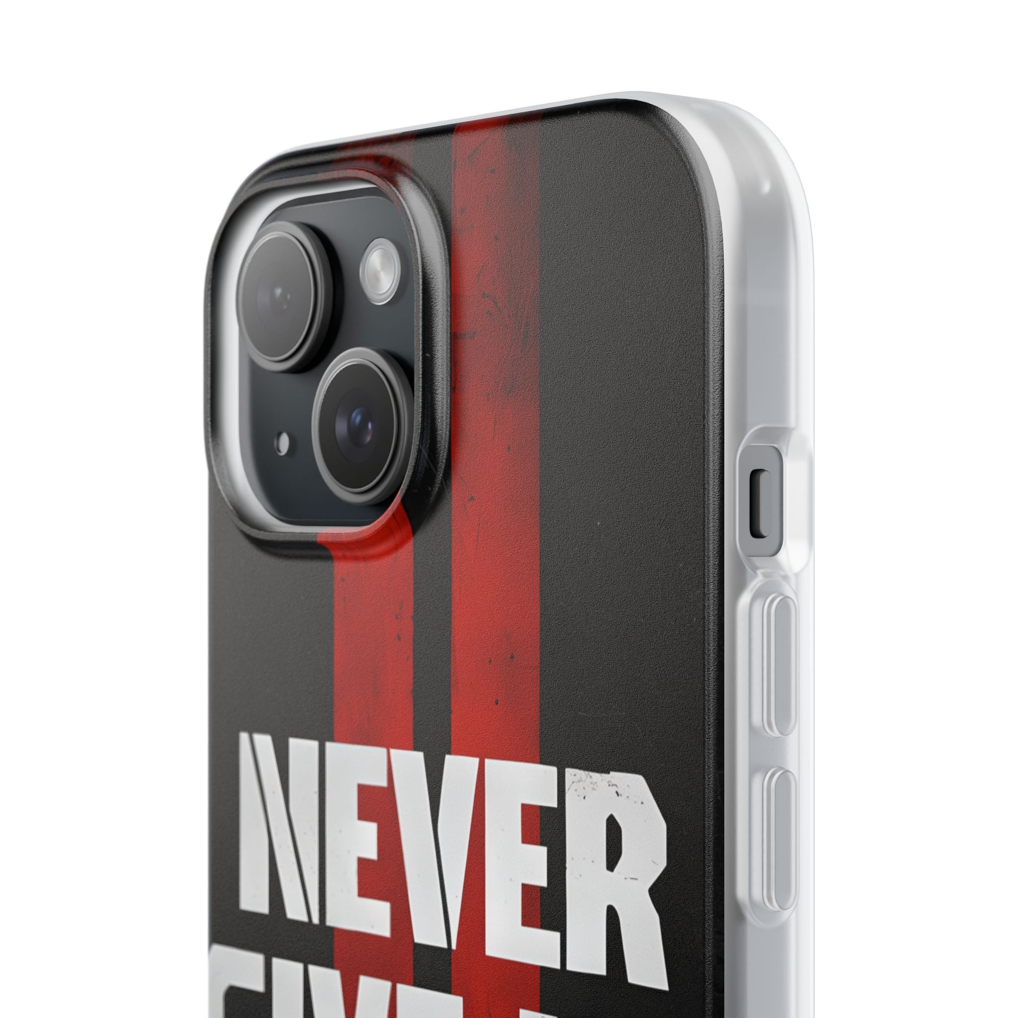 Crimson Grit Resolve · Soft Custodia per iPhone