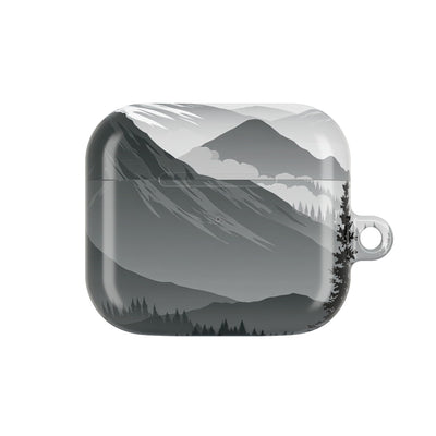 Alpine Horizon · Hard Case for AirPods & AirPods Pro · Black