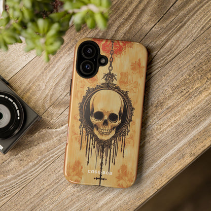 Gothic Skull iPhone 16 Plus Case - Tough