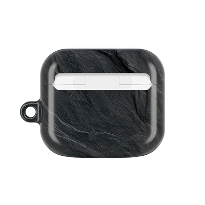Dark Slate Strata · Hard Case for AirPods & AirPods Pro · Black