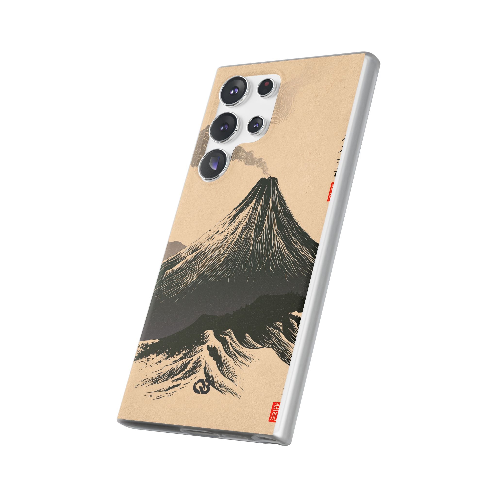 Beige Lite Phone Case for Samsung - Obsidian Ink Summit