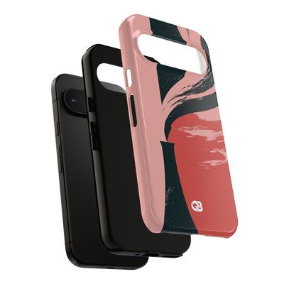 Pink Tough Phone Case for Google Pixel - Cinder Rose Plume