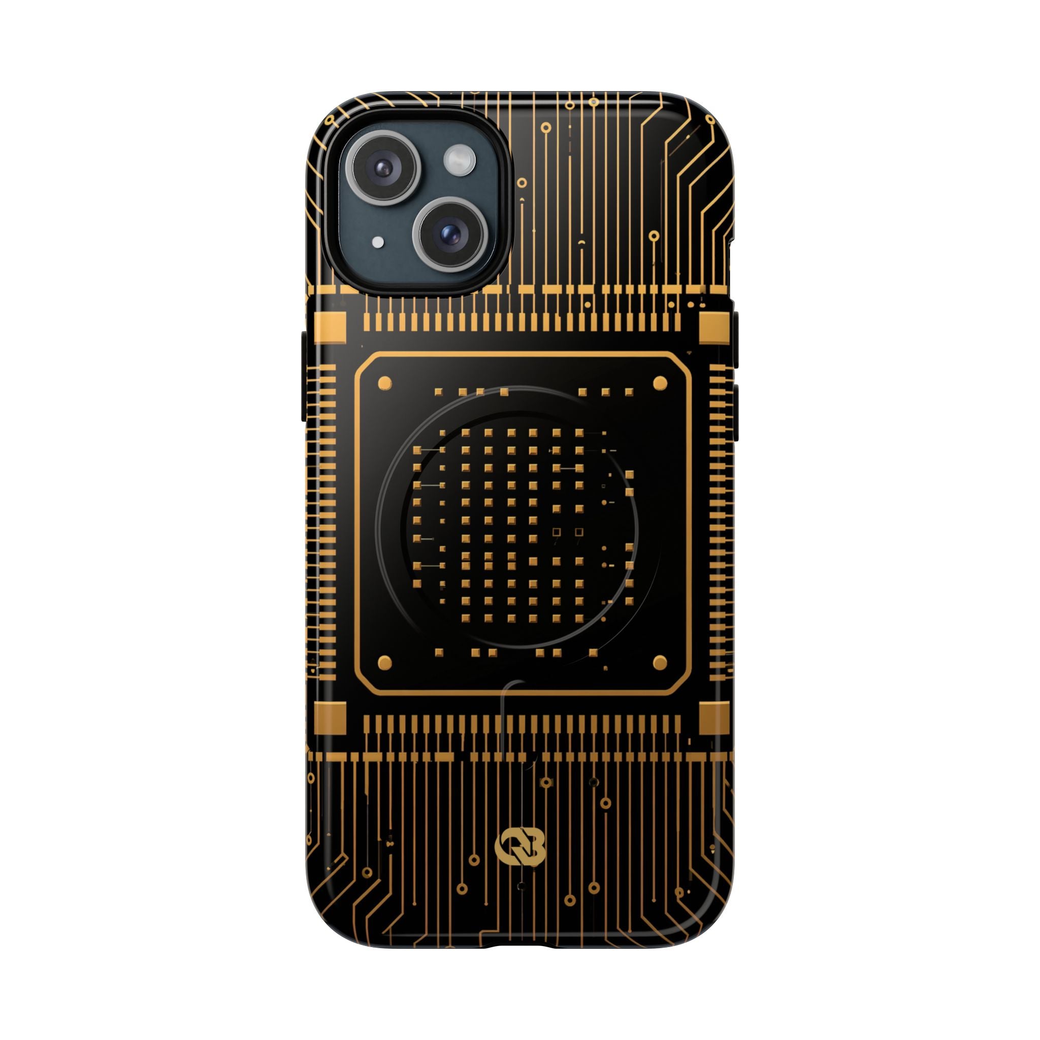 Gold Tough 2.0 Magsafe Phone Case for iPhone - Cyber Gold Processor