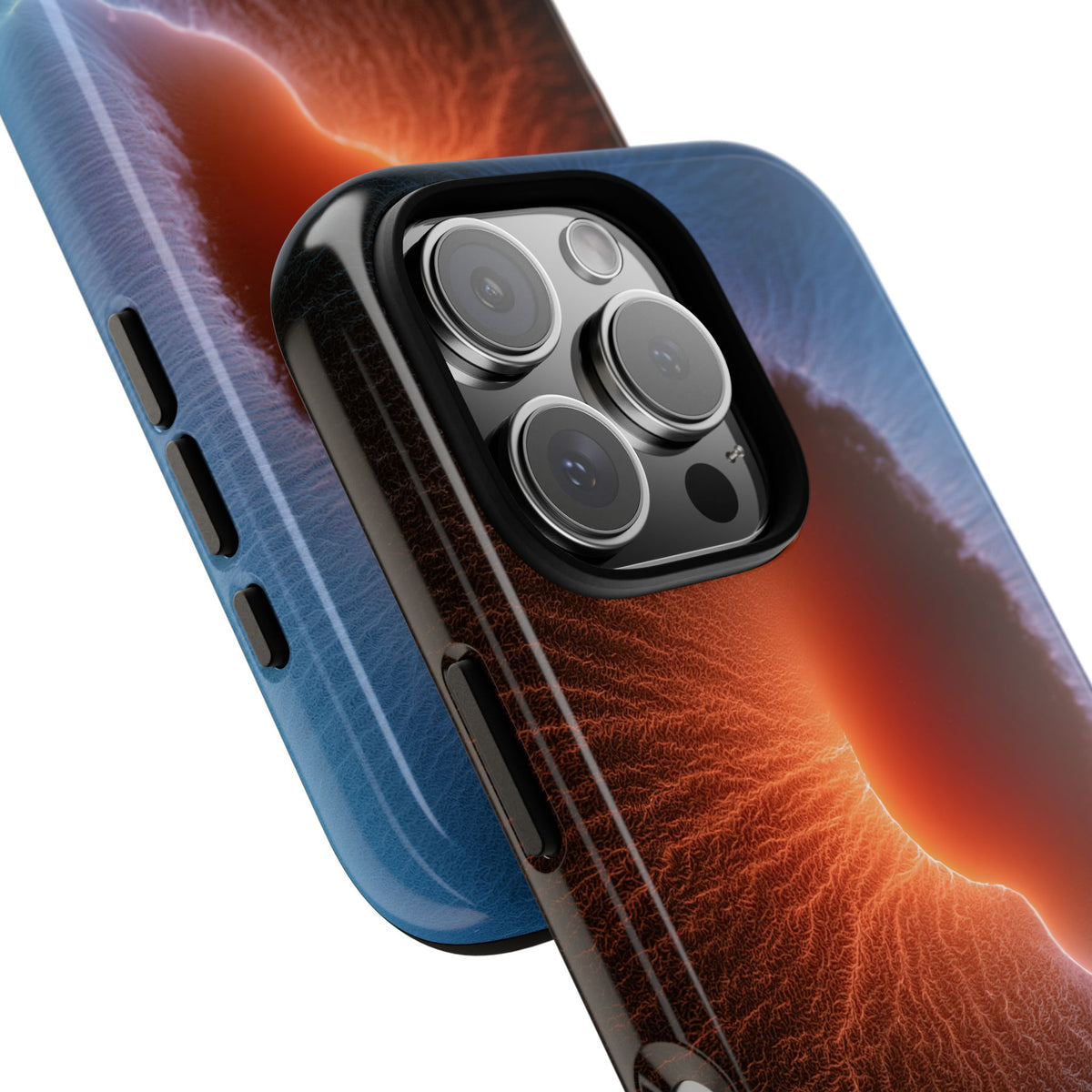 Thermal Aura Pulse · Tough Phone Case for iPhone · Blue