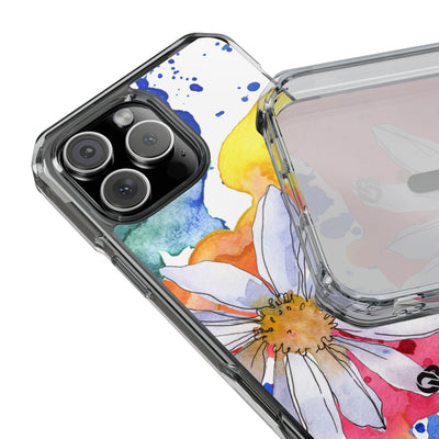 Vivid Bloom Splatter · Impact Phone Case for iPhone · Magsafe