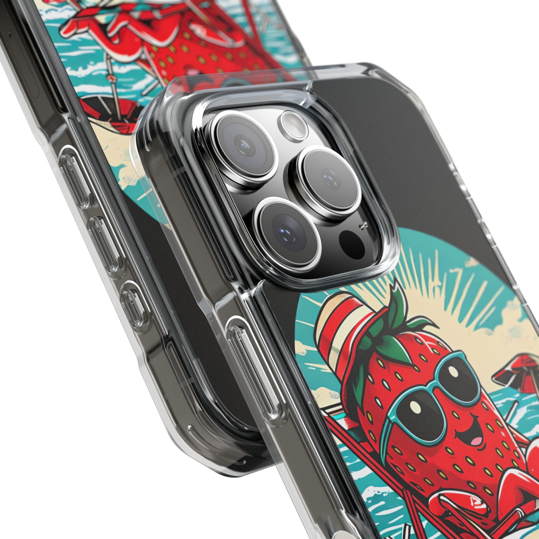 Ρετρό Παραλιακό Μούρο · Impact Θήκη για iPhone · Magsafe