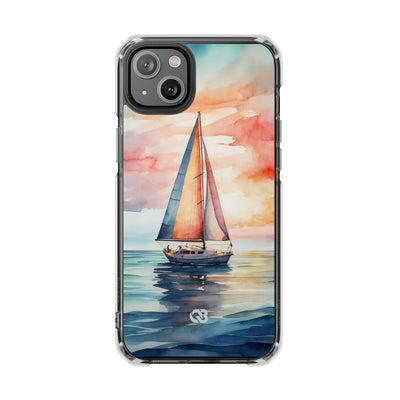 Crimson Horizon Sail · Impact Phone Case for iPhone · Magsafe