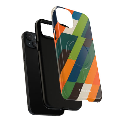 Diagonal Blaze iPhone 15 Plus Case - Tough+