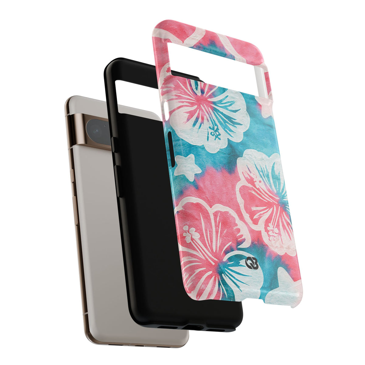Tropical Hibiscus Bloom · Tough Phone Case for Pixel ·  Teal
