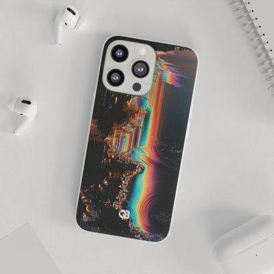 Prismatic Circuit · Lite Phone Case for iPhone ·  Black
