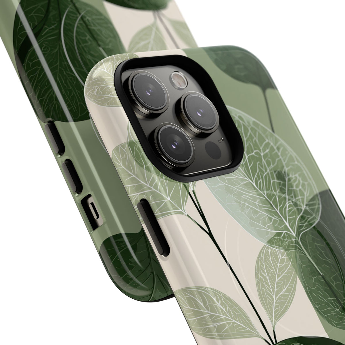 Layered Eucalyptus Study · Tough 2.0 Magnetic Phone Case for iPhone · Green