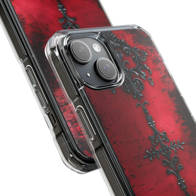 Crimson Gothic Filigree · Impact Phone Case for iPhone · Magsafe