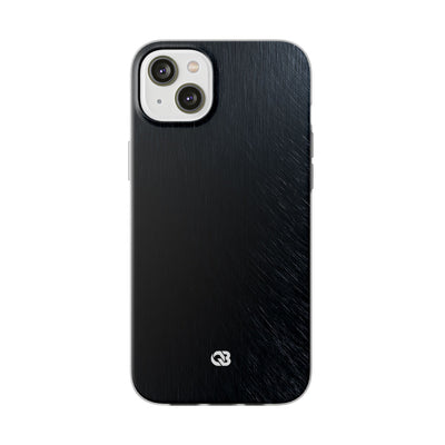 Brushed Obsidian Steel · Lite Phone Case for iPhone ·  Black