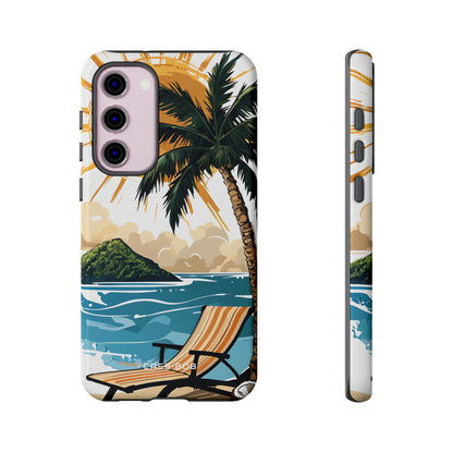 Sunny Palm Breeze Samsung S23 Plus Case - Tough