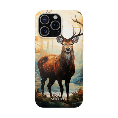 Glowing Stag iPhone 15 Pro Max Case - Soft - CASE•BOB