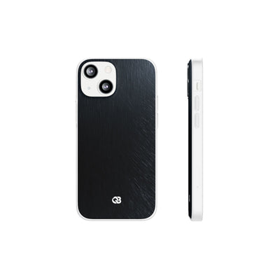 Brushed Obsidian Steel · Lite Phone Case for iPhone ·  Black