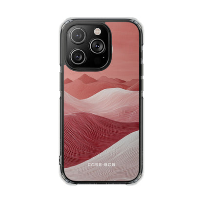 White Orb Dunes iPhone 14 Pro Case - Impact
