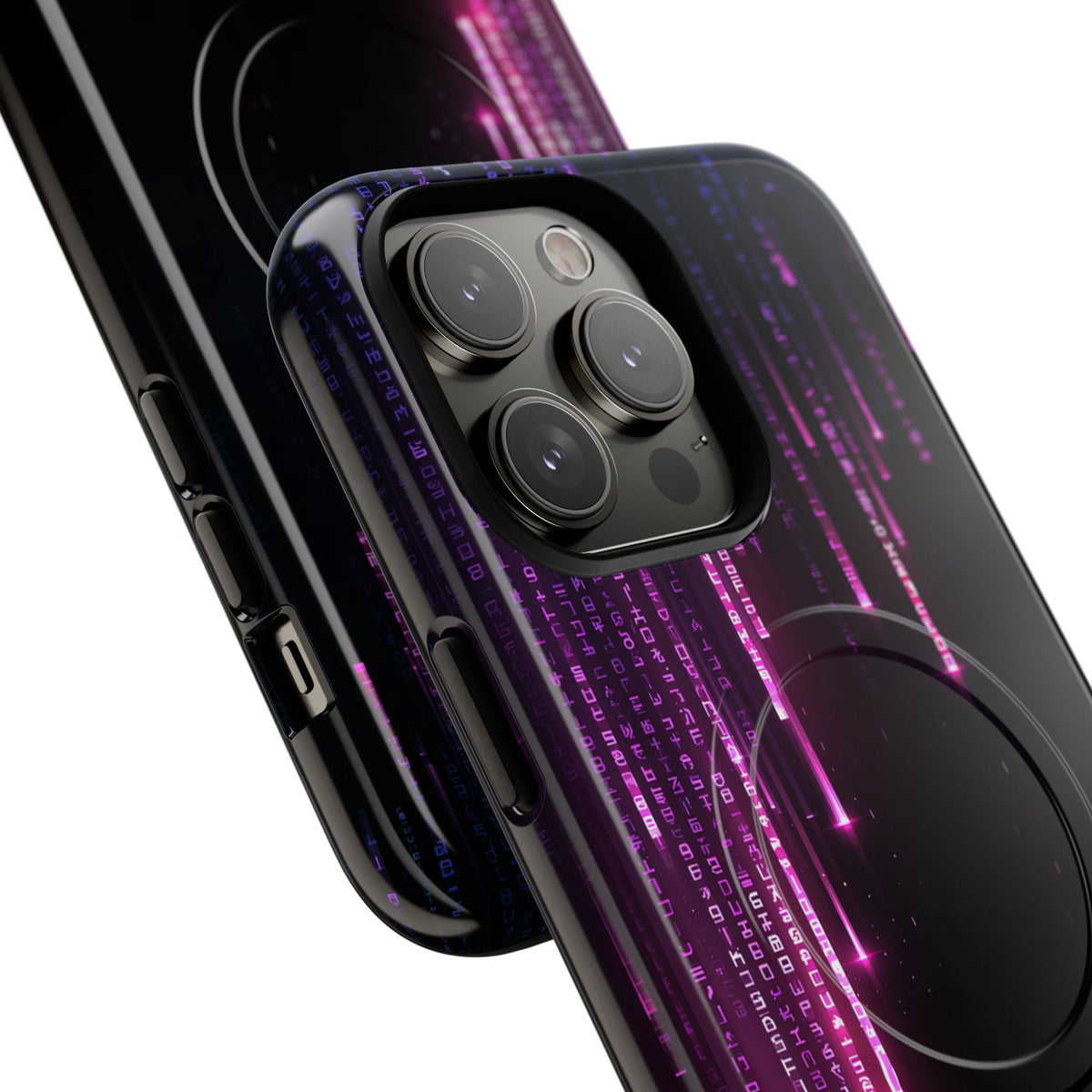 Binary Cascade · Tough 2.0 Magnetic Phone Case for iPhone · Black