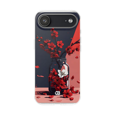 Crimson Blossom Jar · Soft Coque de téléphone pour iPhone