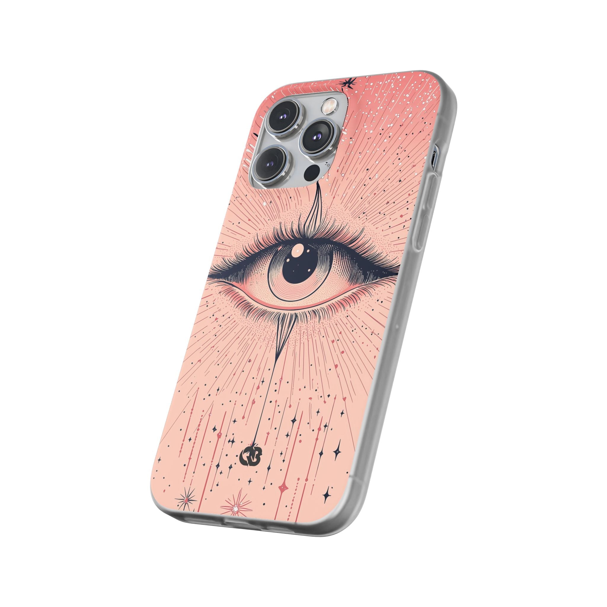 Obsidian Cosmic Gaze · Soft Phone Case for iPhone