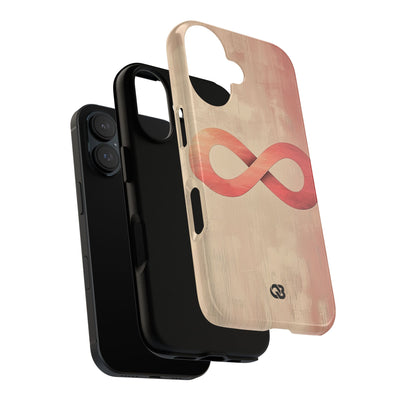 Terracotta Infinity Stroke · Tough Phone Case for iPhone