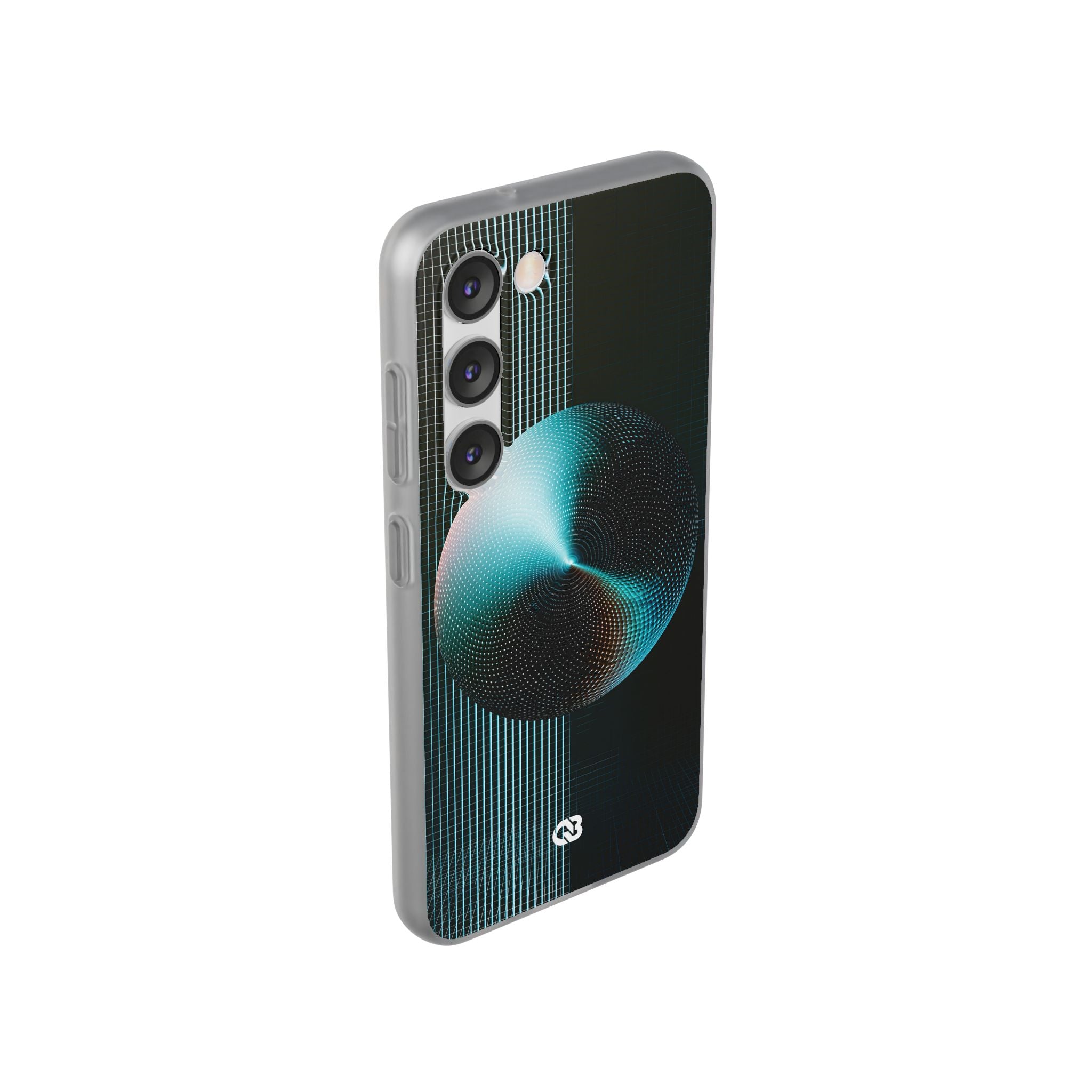 Blue Lite Phone Case for Samsung - Cyan Vector Sphere