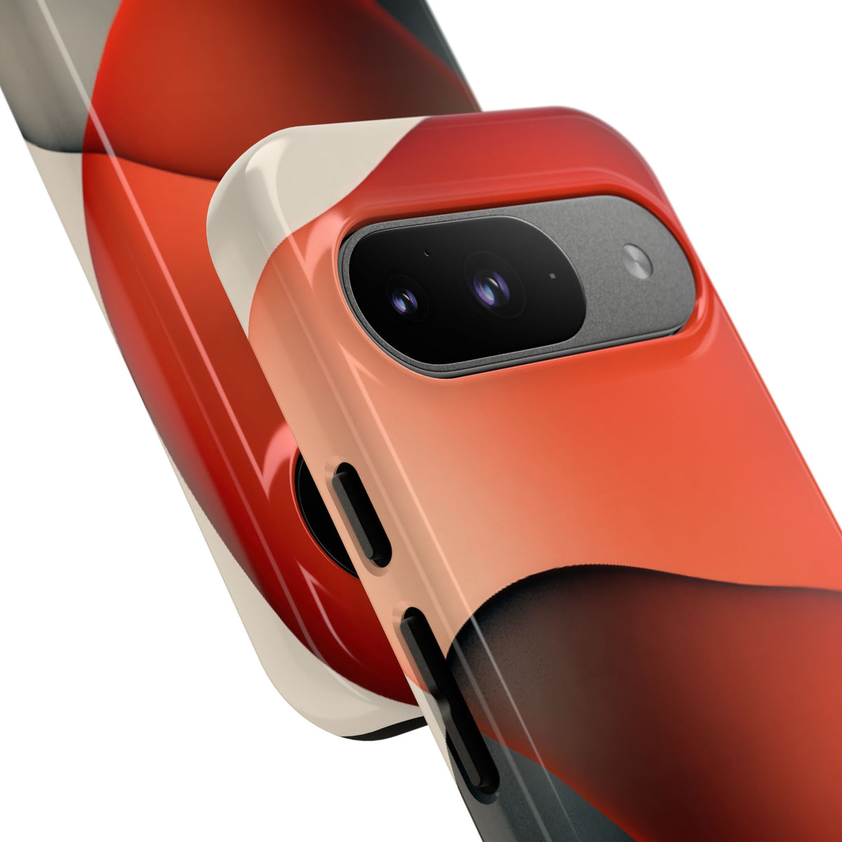 Translucent Crimson Form · Tough Phone Case for Pixel ·  Red