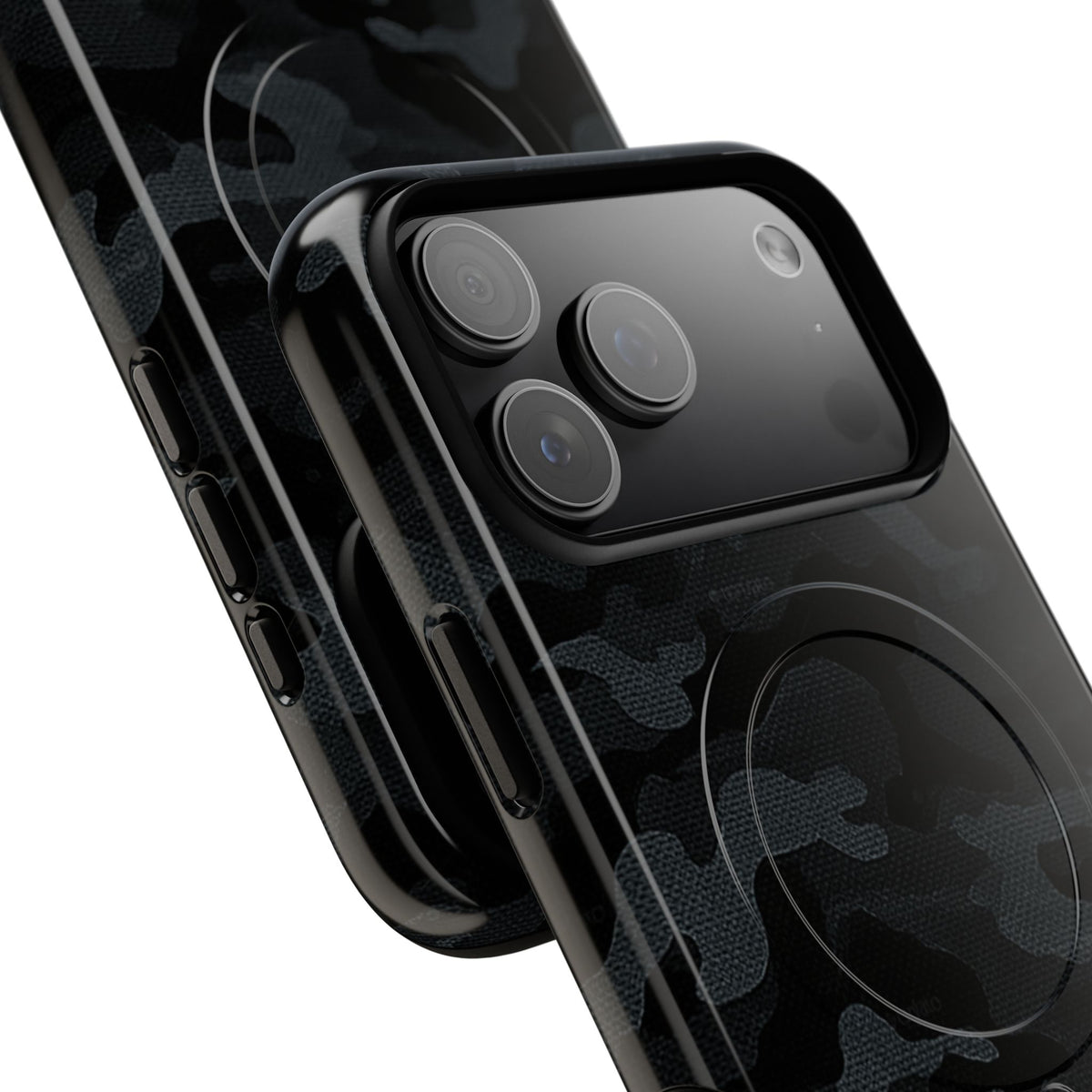 Blackout Urban Camo · Tough 2.0 Magnetic Phone Case for iPhone · Black