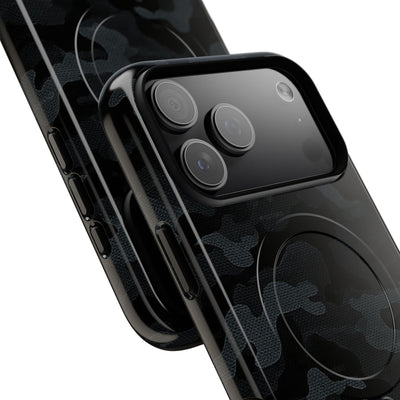 Blackout Urban Camo · Tough 2.0 Magnetic Phone Case for iPhone · Black