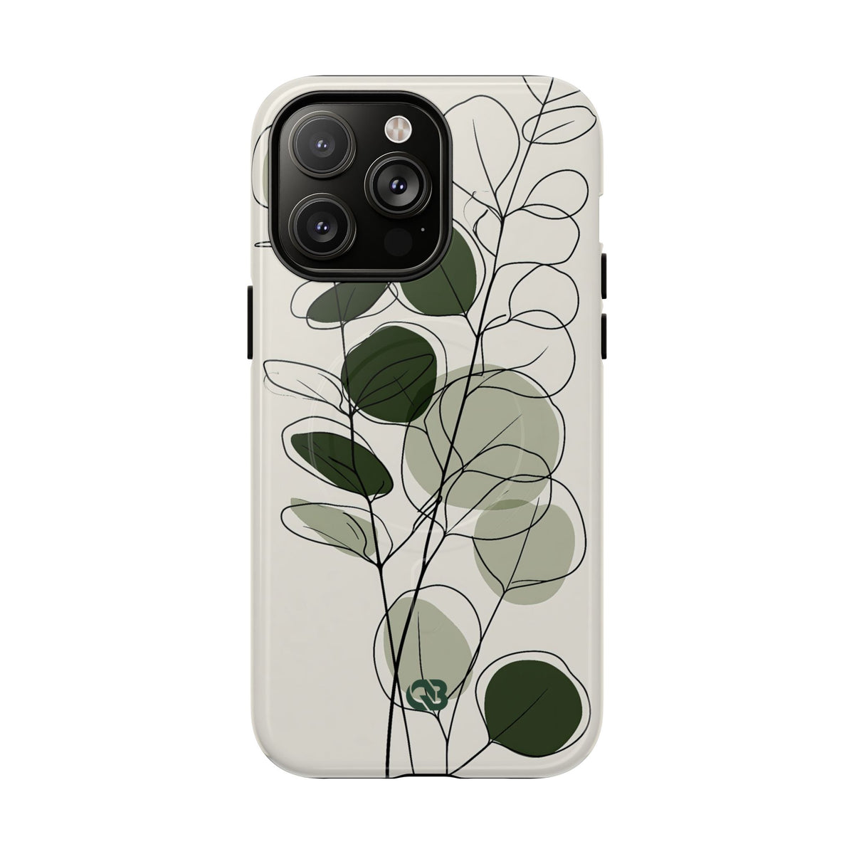 Eucalyptus Foliage Study · Tough 2.0 Magnetic Phone Case for iPhone · Green