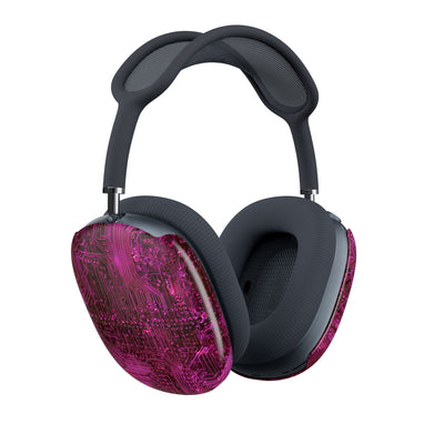 Magenta Circuit Trace · Hard Case for AirPods Max · Pink