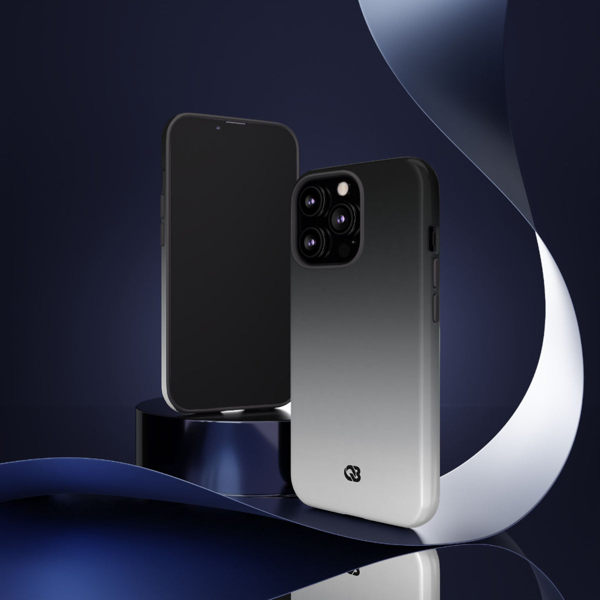 Noir Ombre Fade · Tough Phone Case for iPhone · Black